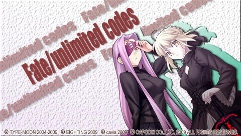 Fate Unlimited Codes Wiki Anime Amino