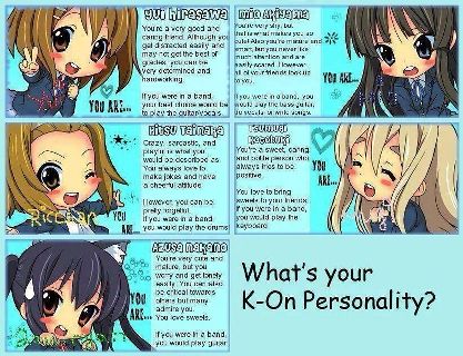 Which K-on character are you!? | Anime Amino