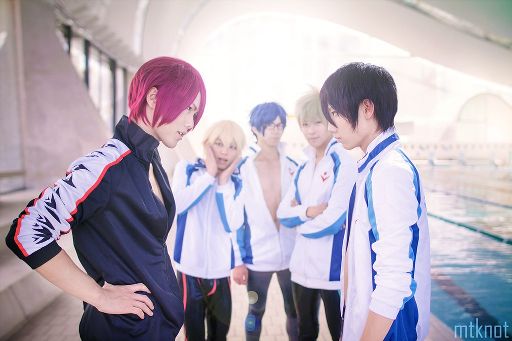 free iwatobi swim club haru smile