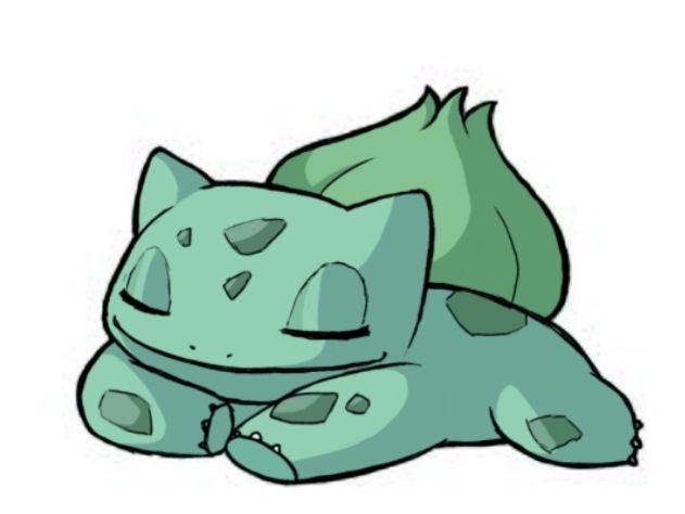 bulbasaur relaxing river figure