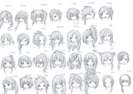 Anime Hairstyles For Girls 3 Anime Amino
