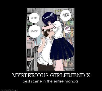 mysterious girlfriend x kiss