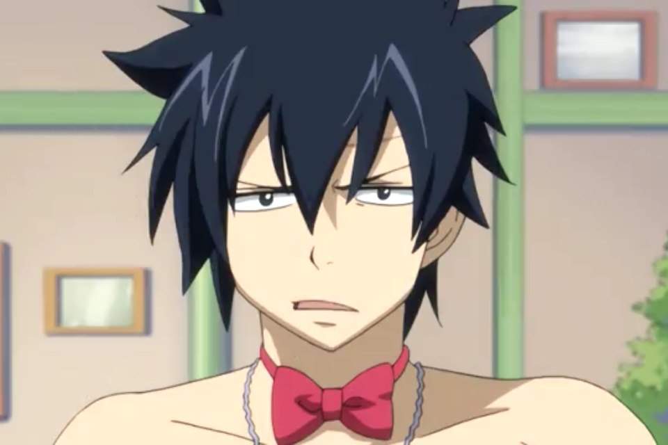 gray fullbuster smile