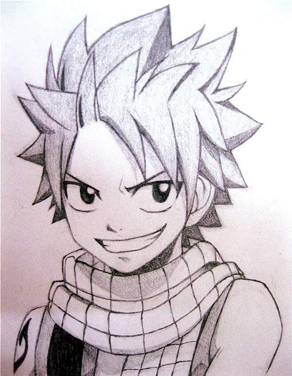Drawing Natsu Dragneel from Fairy Tail YouTube