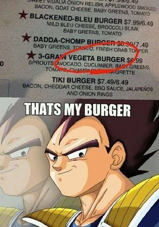 vegeta burger king