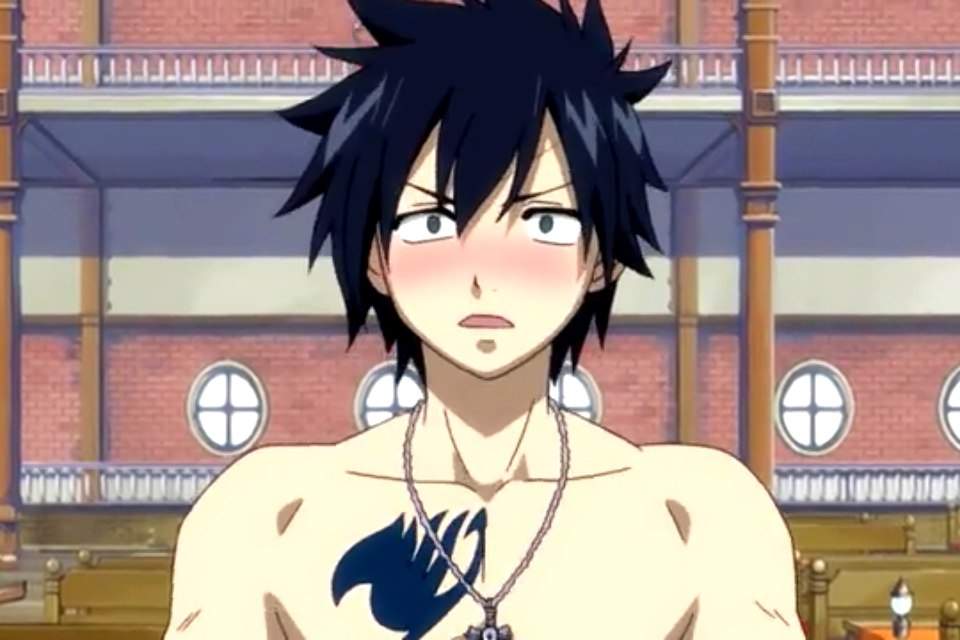 gray fullbuster smile