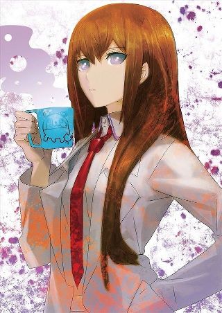 makise kurisu smile