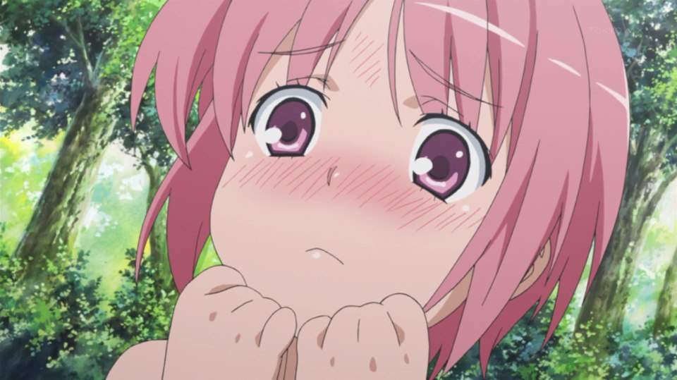 Anime embarrassed face