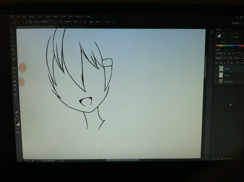 making anime characters in photoshop