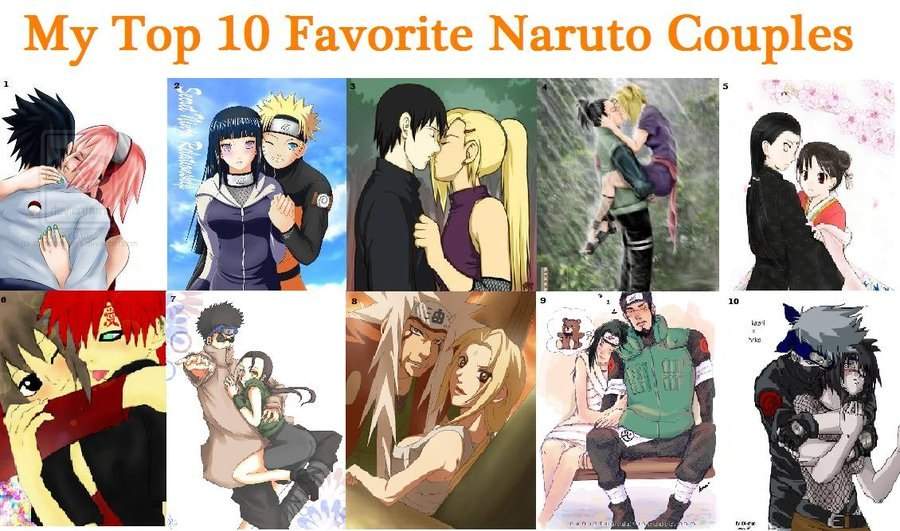 Top 10 Naruto Couples Anime Amino