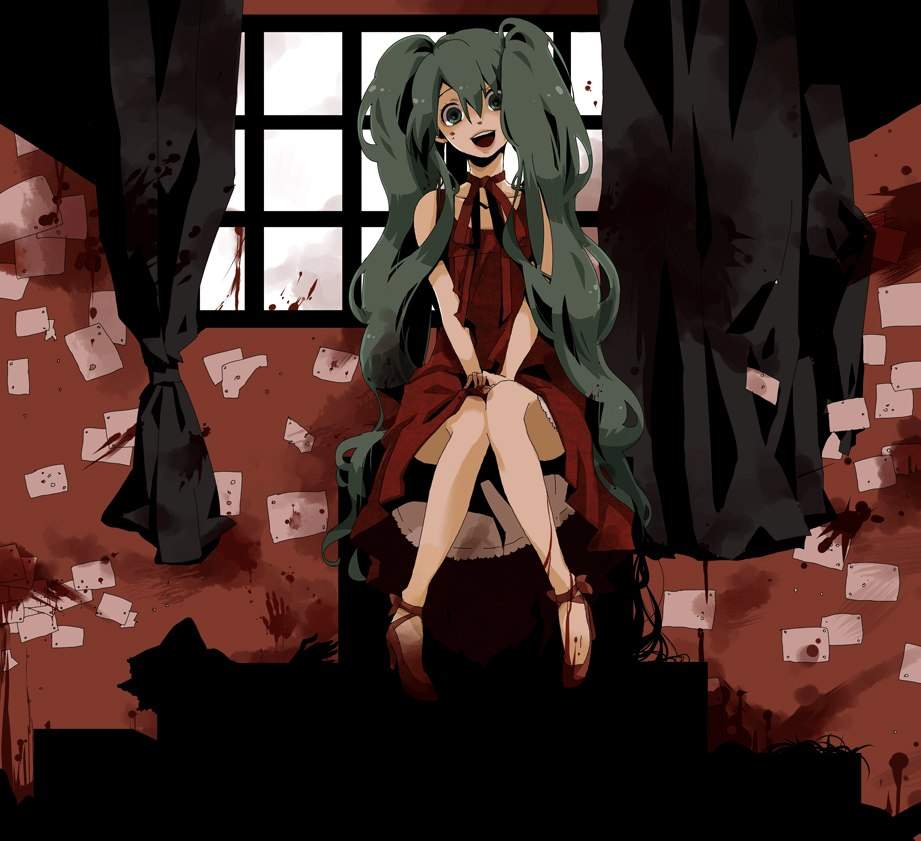 Creepy Hatsune Miku/Vocaloid Pictures And More Anime Amino.