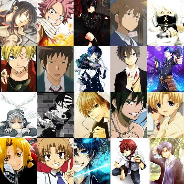 Another Anime Boy Collage | Anime Amino