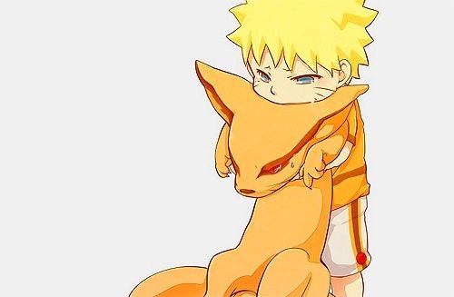 Naruto and kurama 💛 | Anime Amino