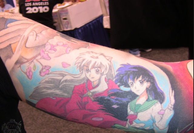 Inuyasha and Kagome Done by Cody Parsons at Body Gallery Port Charlotte  Fl US  rtattoos