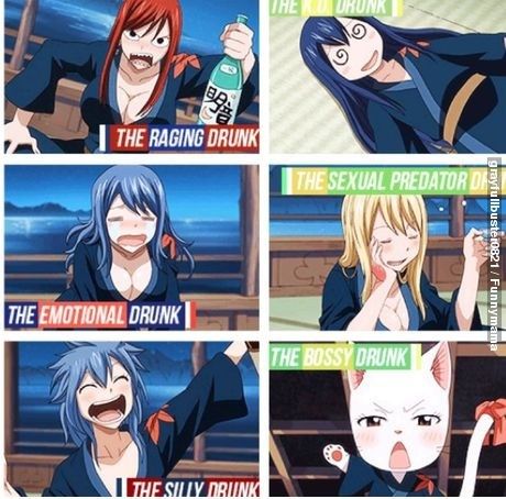 Fairy tail drunks | Anime Amino