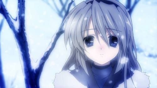 Tomoyo + snow =? | Anime Amino