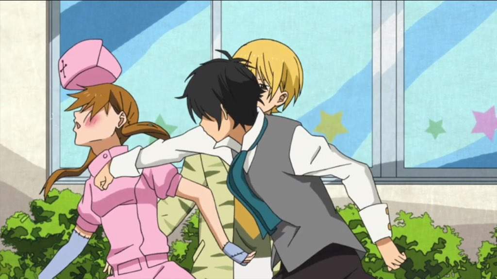 Anime Boy Punches Girl - anime girl