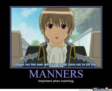 Manners | Anime Amino