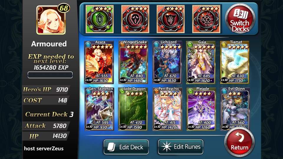 lies of astaroth 0 cost after evolving