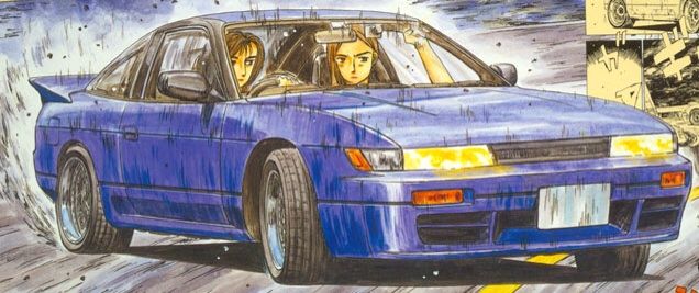 Initial d все машины