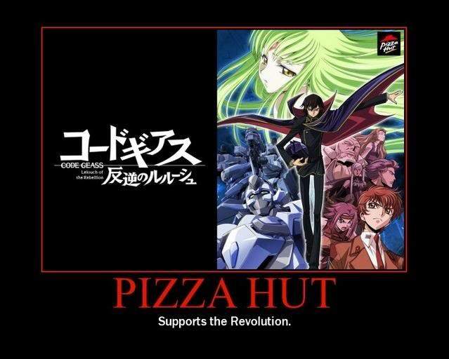 Pizza Hut And Code Geass Anime Amino