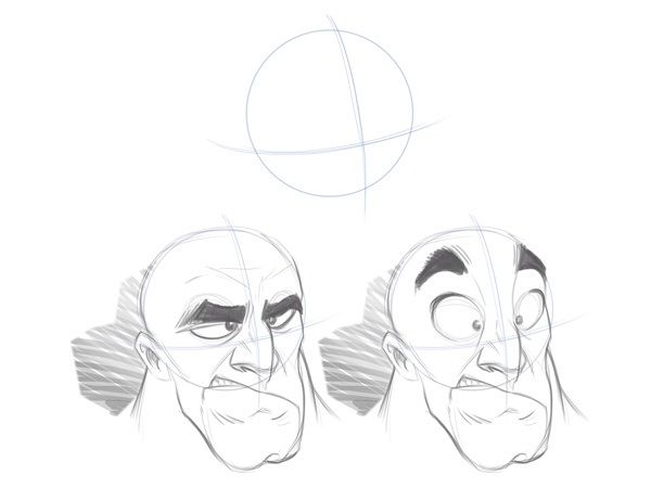 Cartoon Fundamentals: How to Draw a Cartoon Face Correctly Part 2 | Art ...