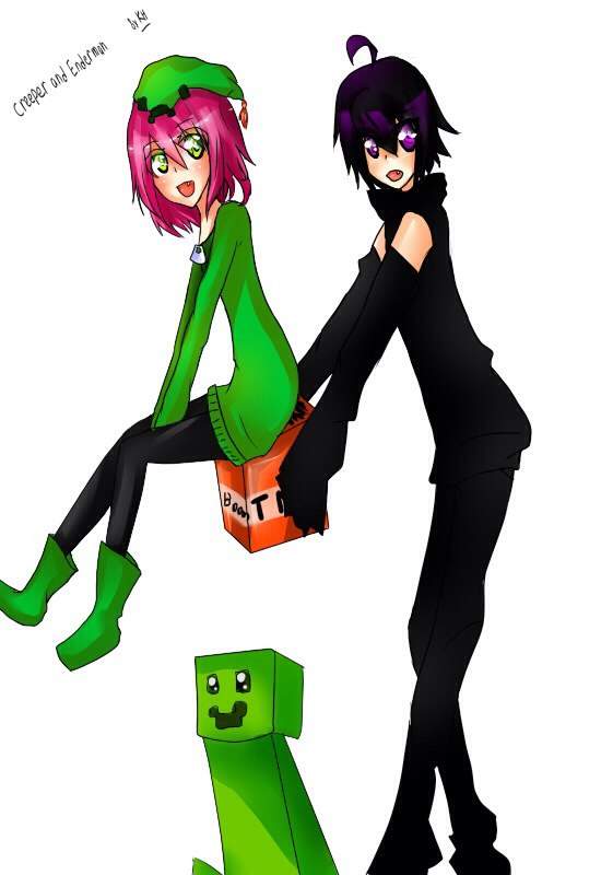 Creeper X Enderman Wiki Anime Amino 