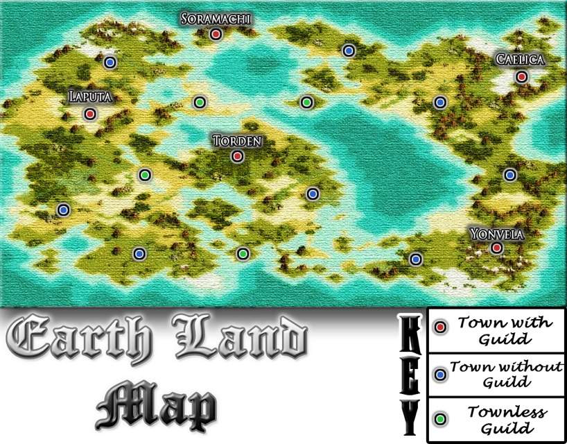 world map of fairy tail universe