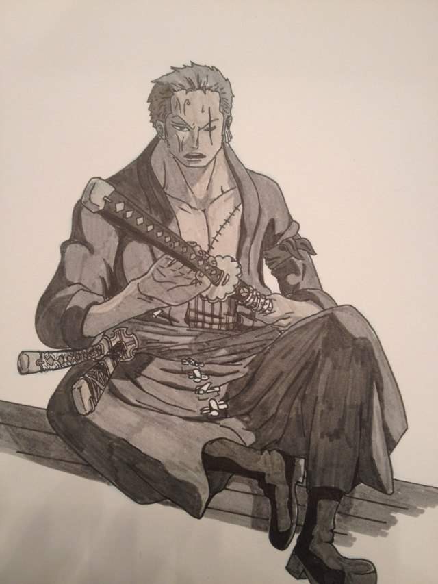 Zoro Drawing!! | Anime Amino