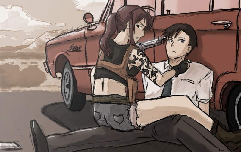 Rock and Revy.