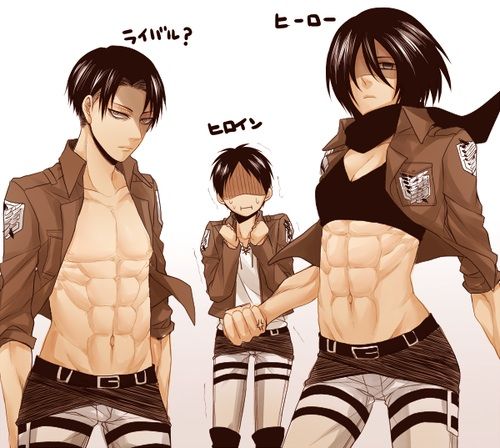 Mikasa And Levi Both Have Muscles And Abs, Which One Do You Like, Do You  Think Its Cooler? | Anime Amino