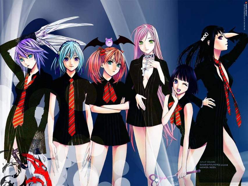 Anime like rosario to vampire