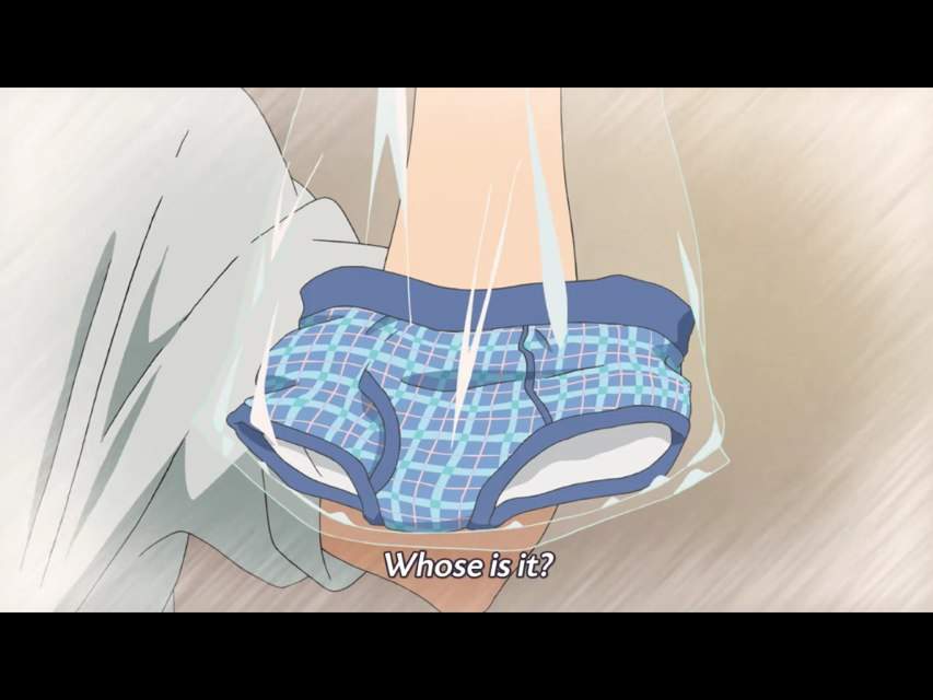 Cumshot panties uniform anime