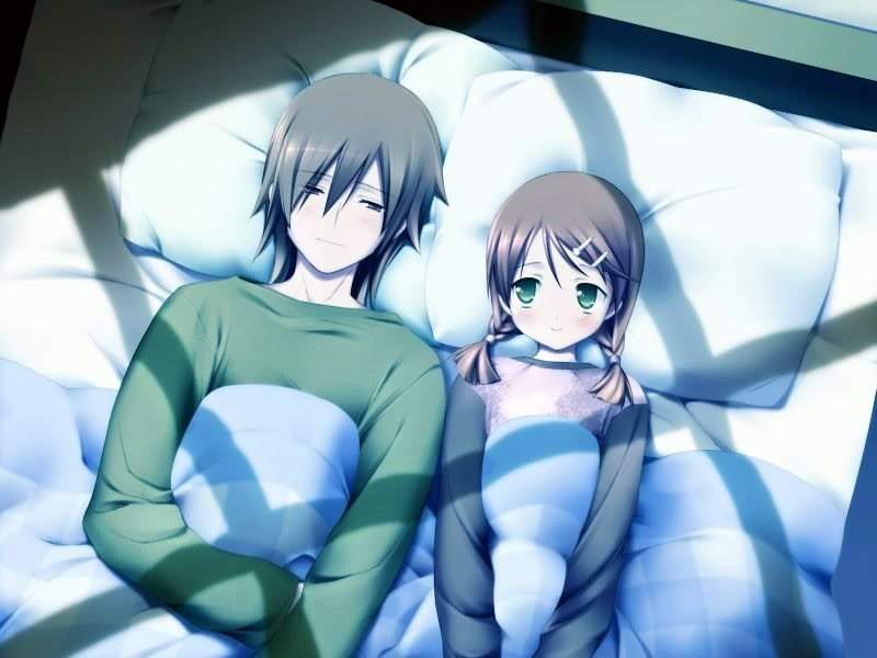 Anime Couples Sleeping The Sleep Cute Trope As Used In Popular Culture