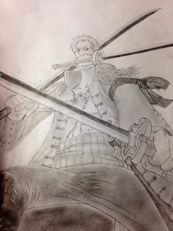 My Drawings - Roronoa Zoro!! 