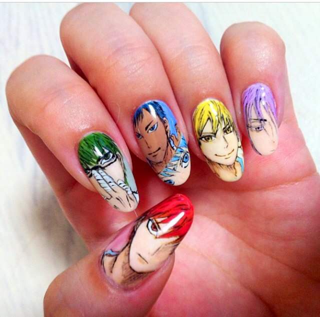 One piece anime nail decals. 